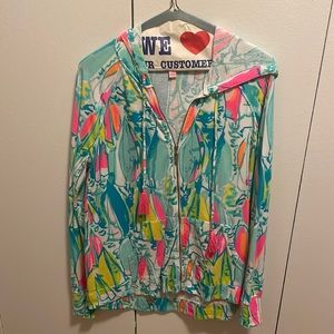 NWOT Lilly Pulitzer Zip up Sweatshirt